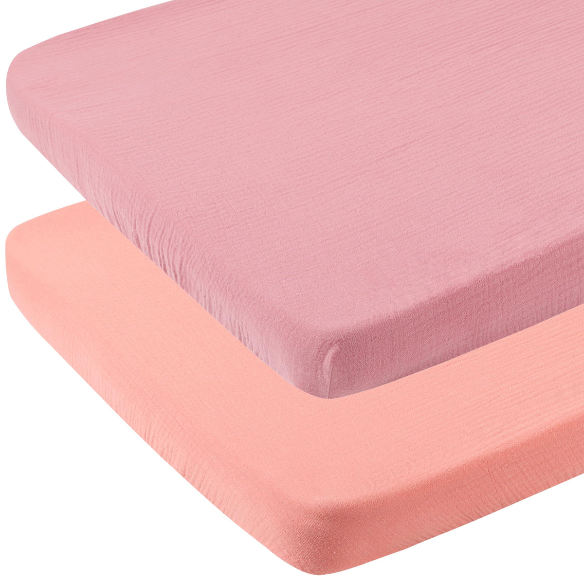 Onacosht muslin bassinet sheet 33x19 with elastic edge for secure fit.