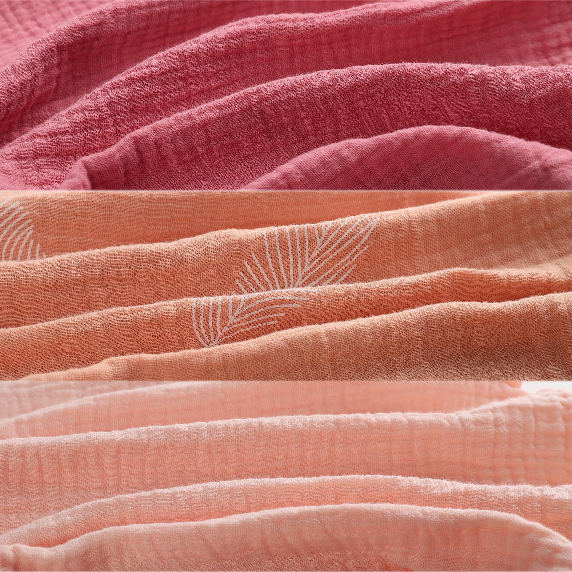 Onacosht muslin bassinet sheets 35x20 fit snugly with elastic edge
