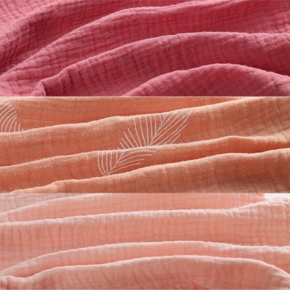 Onacosht muslin bassinet sheets 35x20 fit snugly with elastic edge