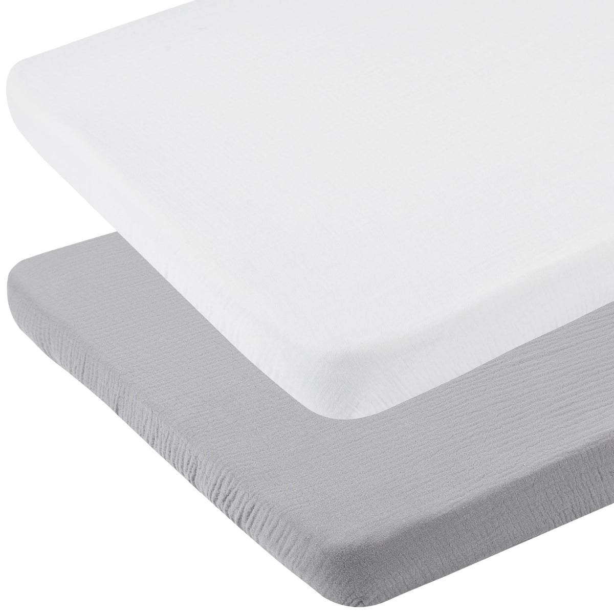 Onacosht muslin bassinet sheets with soft-texture provide gentle newborn comfort.