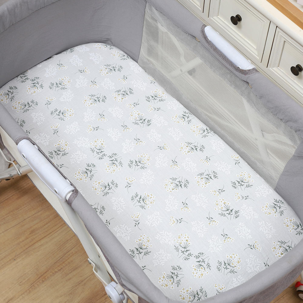 Onacosht lightweight cotton sheets with cactus print, open weave supports airflow