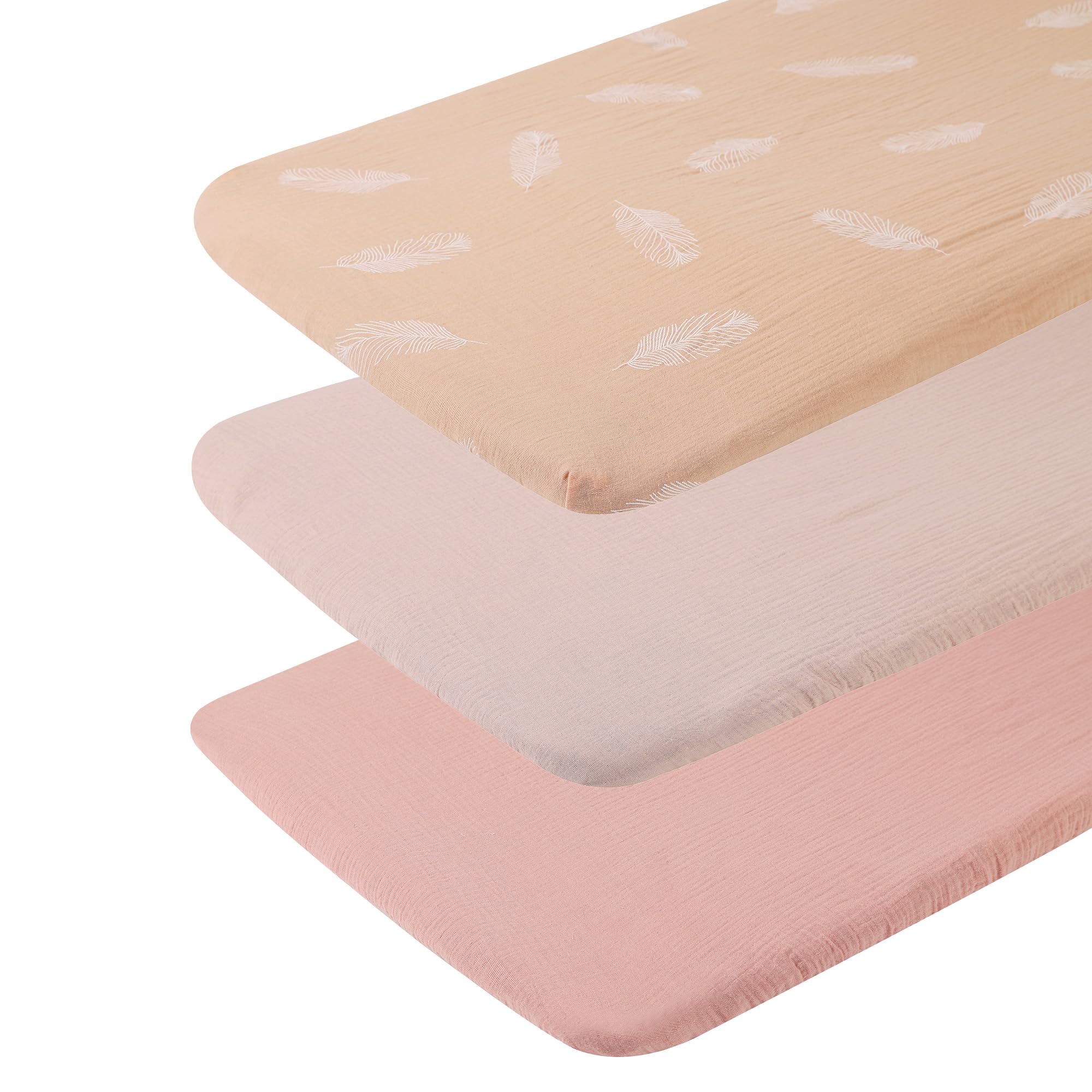 Onacosht breathable cotton texture indicates gentle, skin-friendly sleep surface