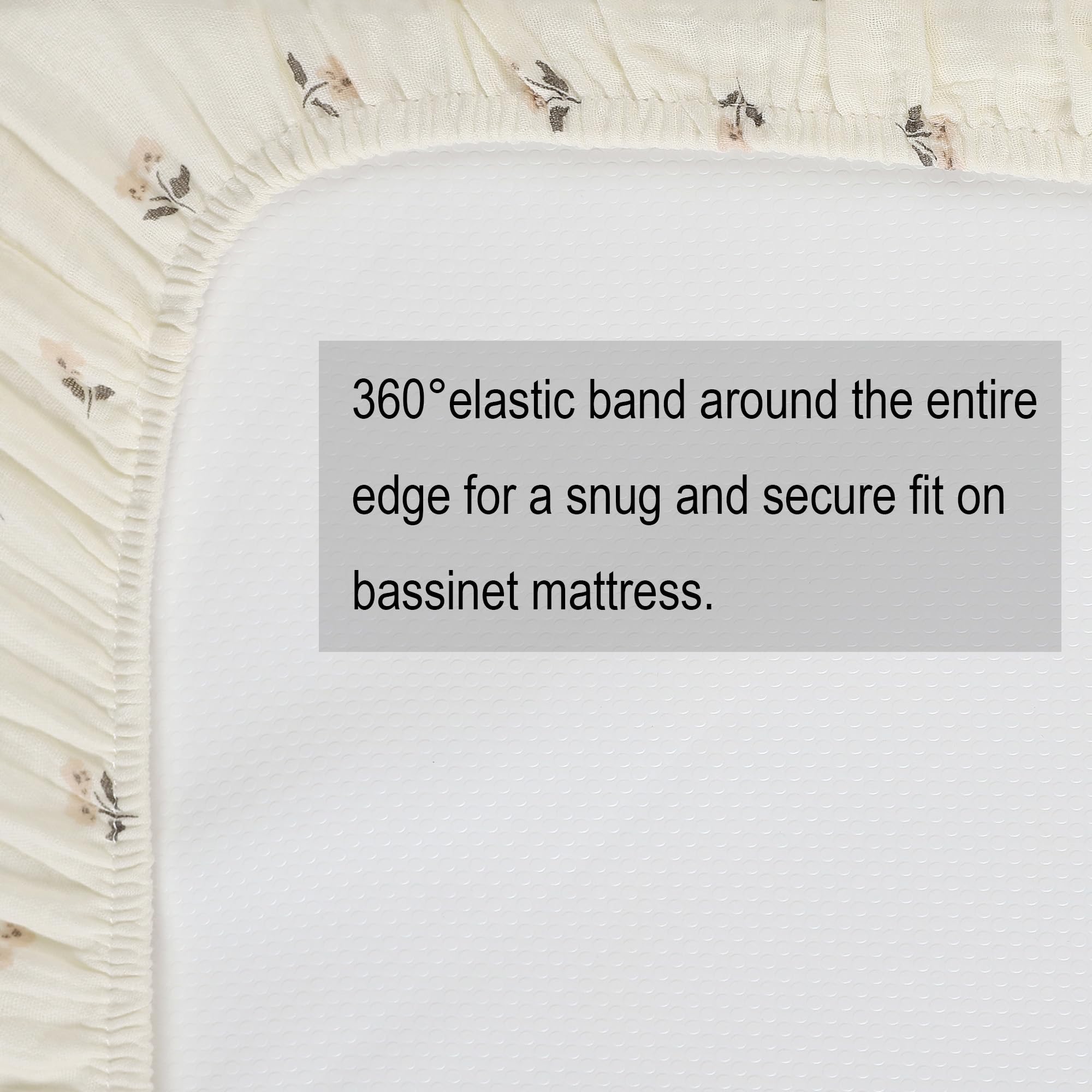 Onacosht muslin sheets with deep pockets keep sheets in place overnight