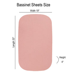 Onacosht muslin sheets with elastic edge for a snug, secure fit