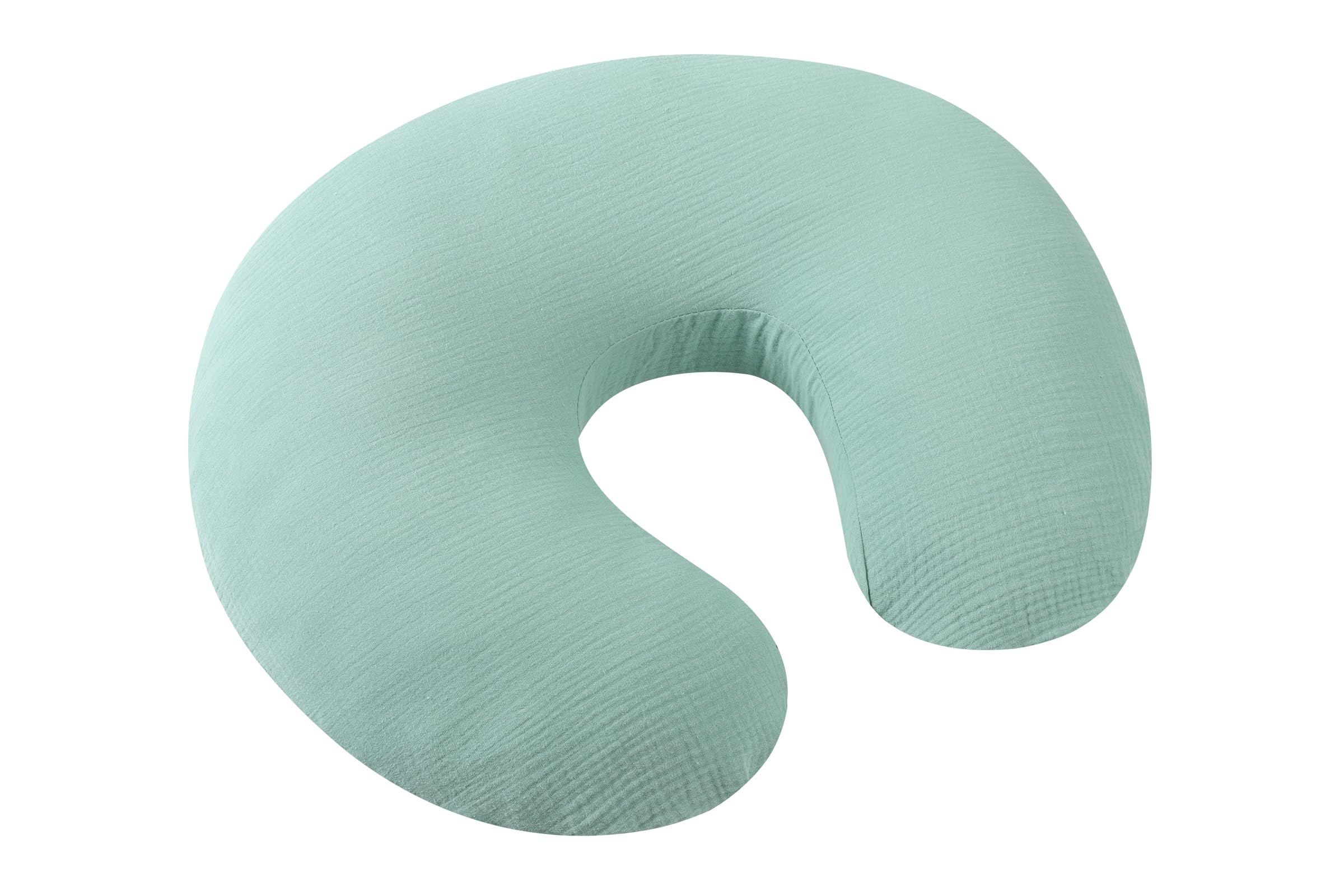 Onacosht cotton nursing pillow cover is gentle on baby skin