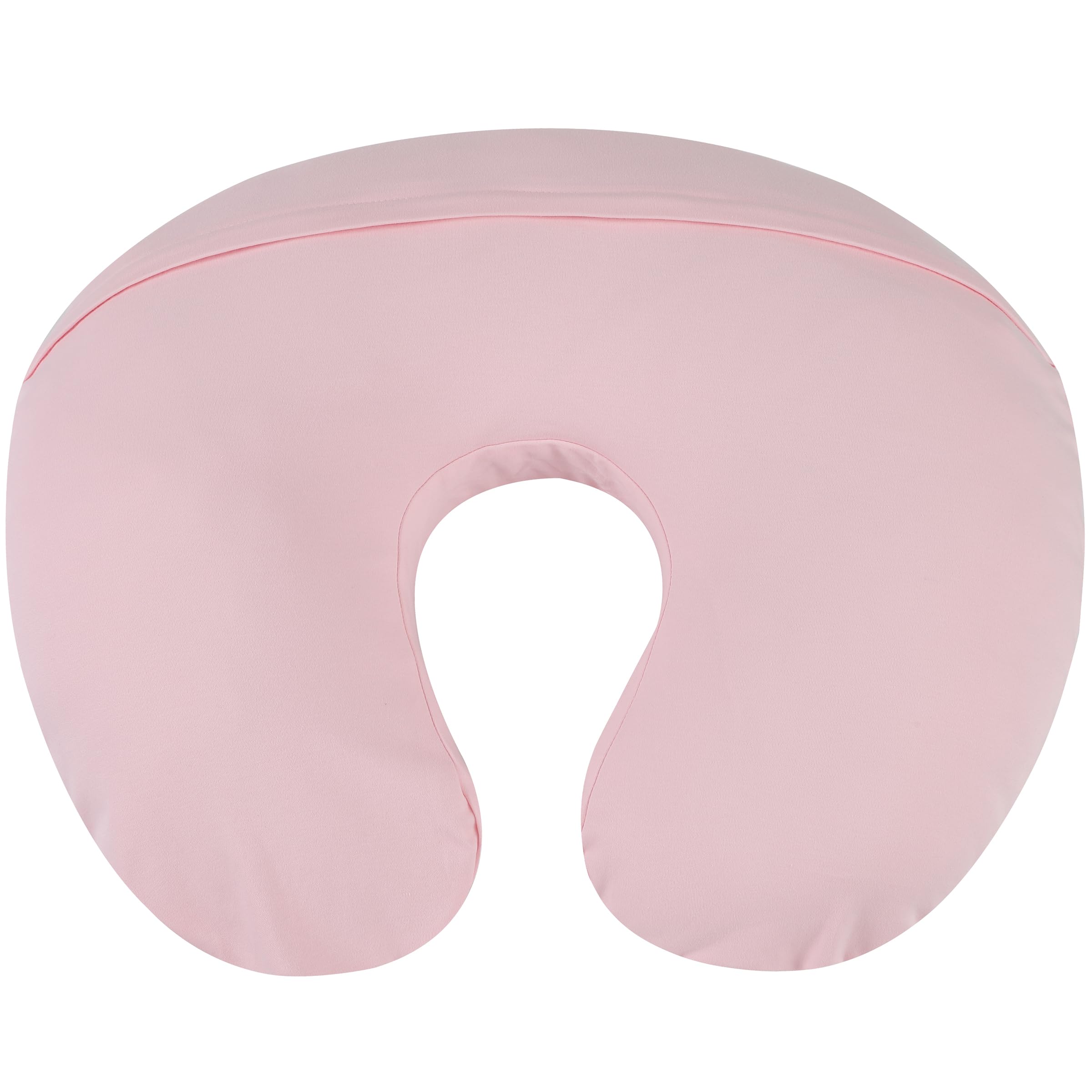 Onacosht nursing pillow cover in gentle colors to match nursery.