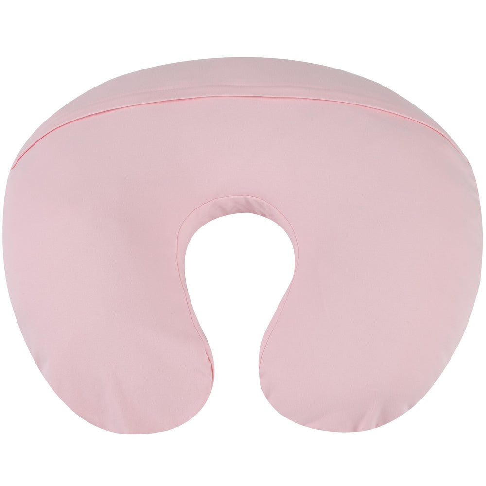 Onacosht nursing pillow cover in gentle colors to match nursery.
