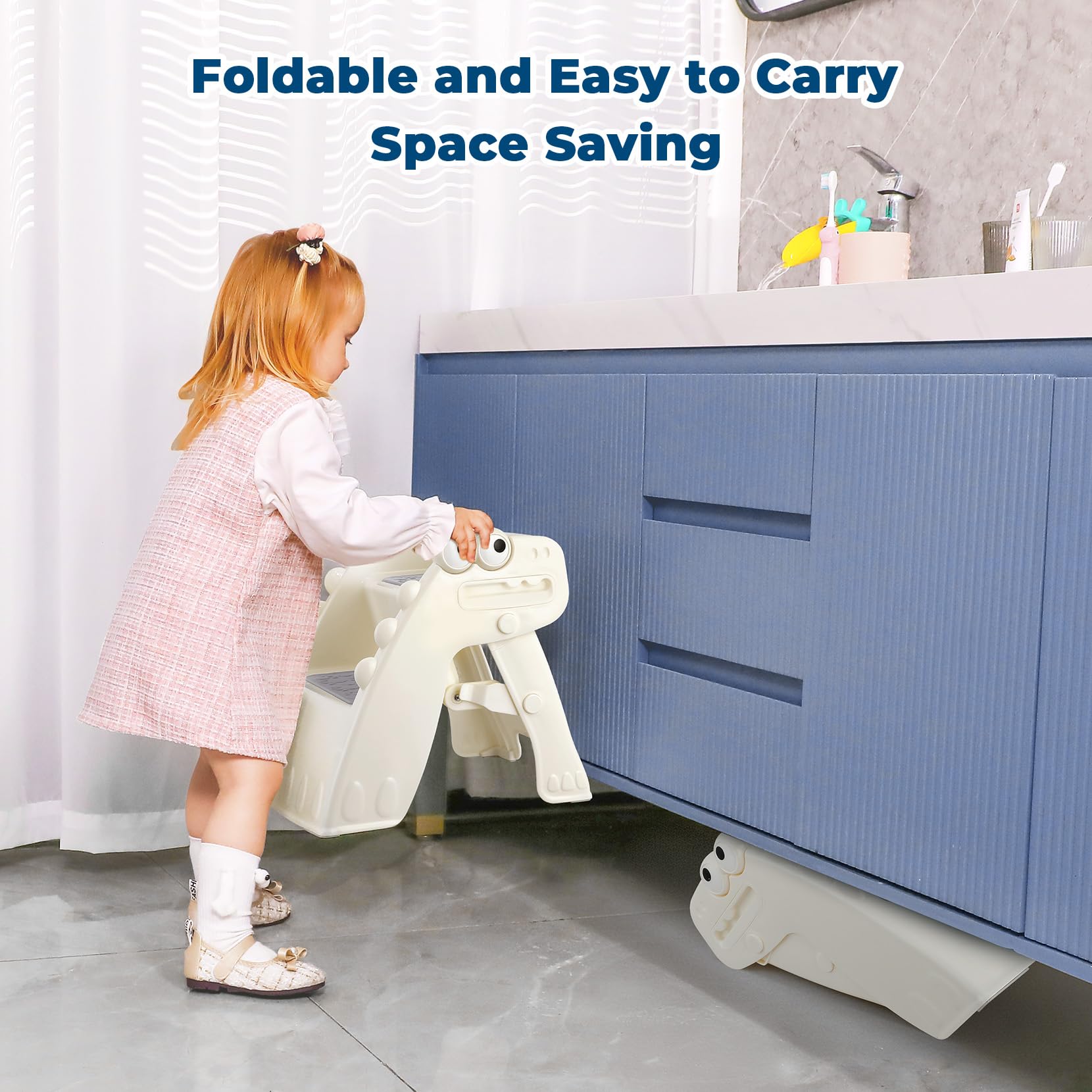 Onasti A-frame design provides sturdy support during use.