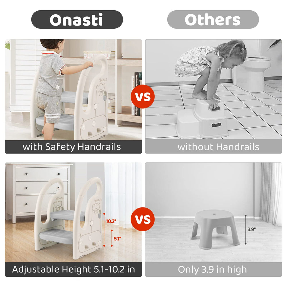 Onasti lightweight portable stool easy to move between rooms