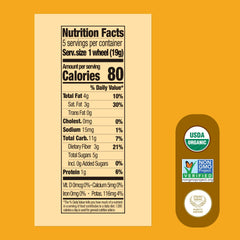 Close-up of ingredients showing real fruits and vegetables in a soft baked bar.