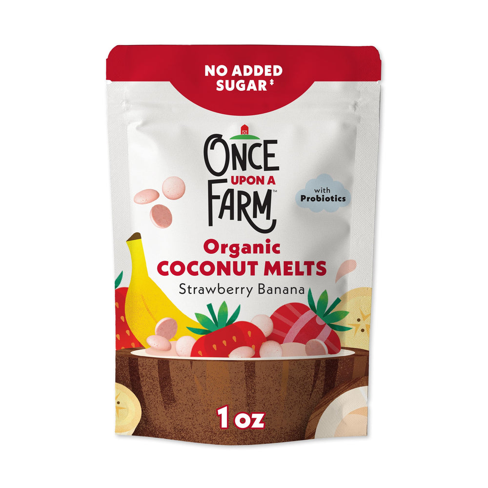 Once Upon a Farm on-the-go pouch makes toddler snacking easy