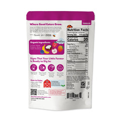 Once Upon a Farm probiotic berry melts close-up showcases real fruit flavor for little taste exploration.
