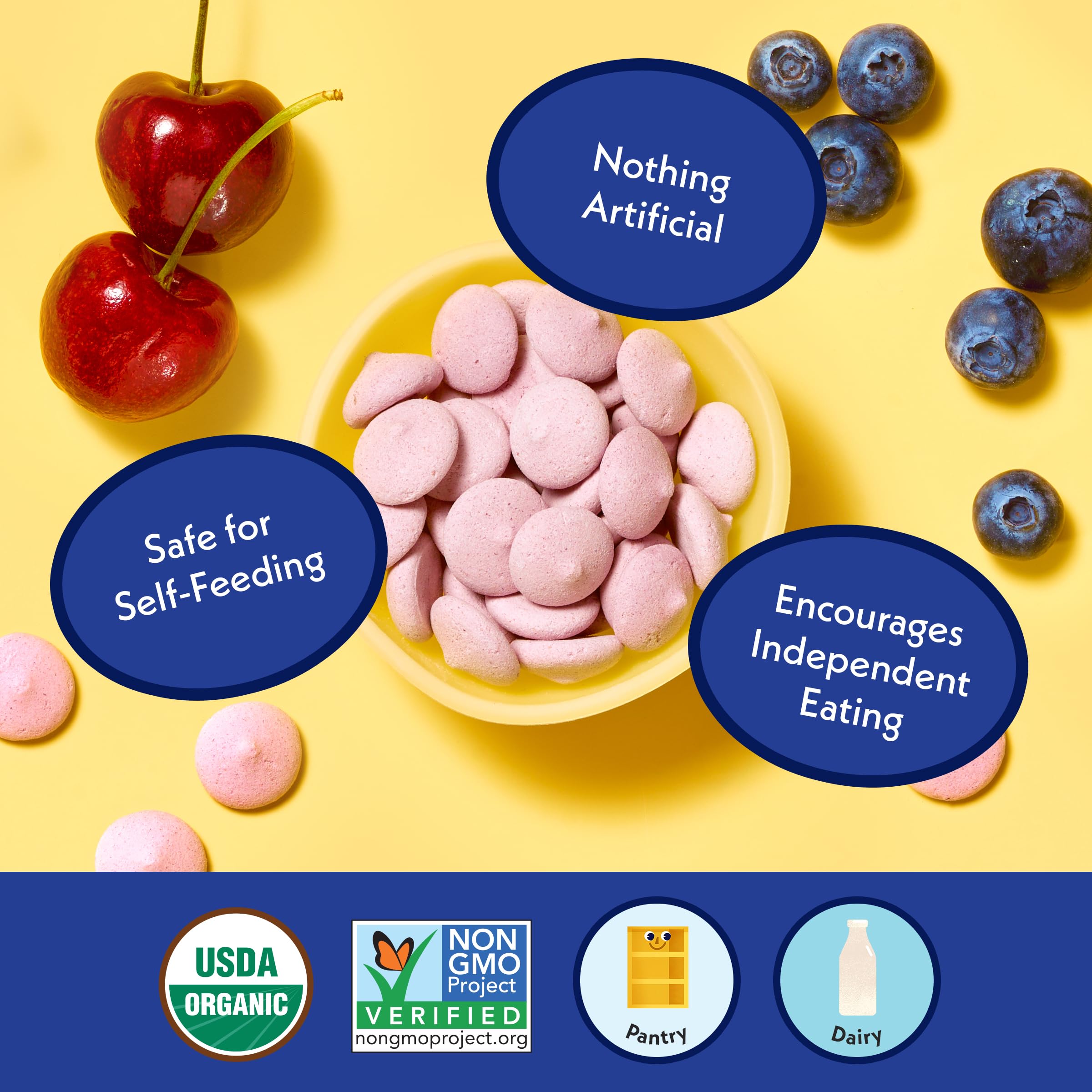 Organic Smoothie Melt in resealable pack for easy lunchbox access