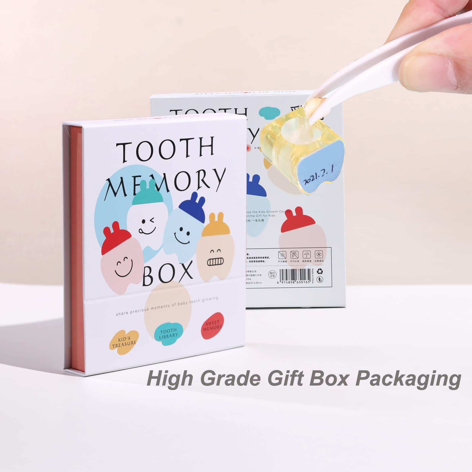 ONCEBABY dating sticker helps parents record exact tooth-out dates for milestones.