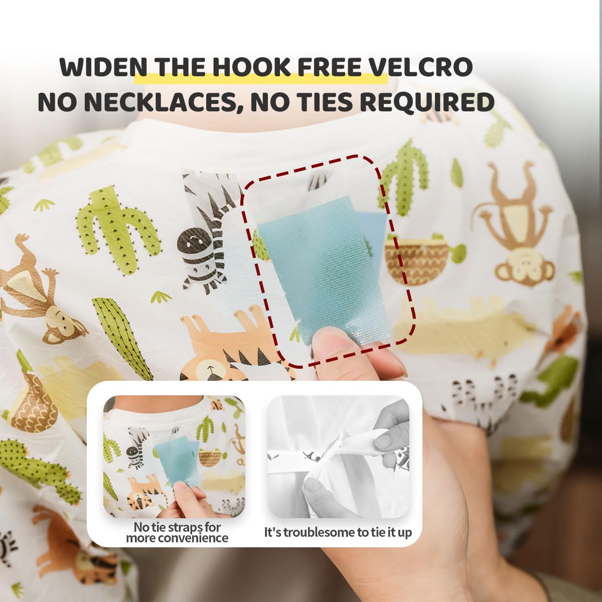 Onceplan food catcher pocket traps spills for quick cleanup during meals.