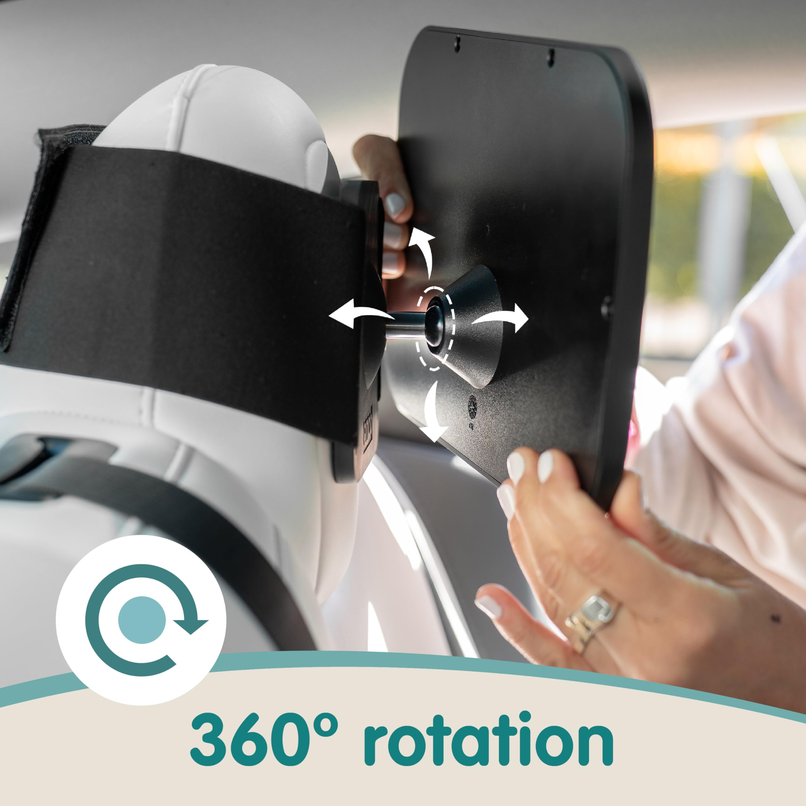 Onco wide crystal-clear view measures 9.6 by 6.8 inches for newborn visibility