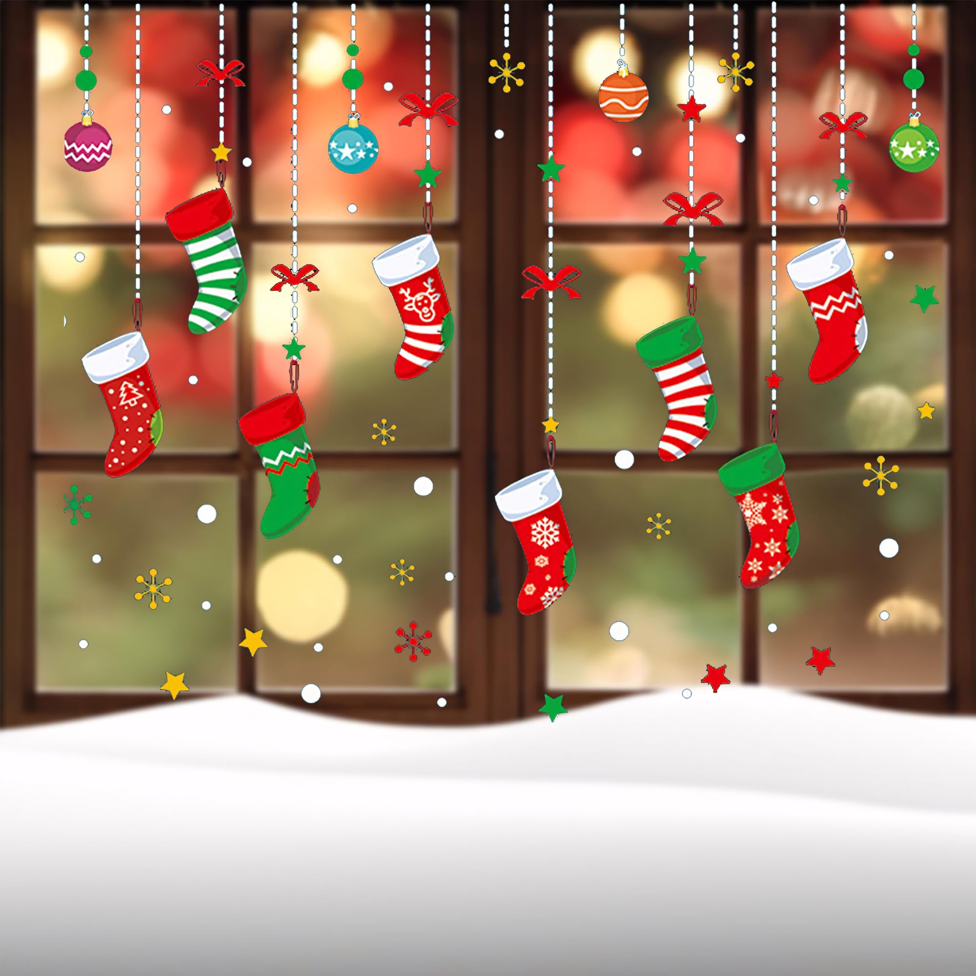 ONDY indoor-outdoor sticker works on glass or tile for versatile decorating.