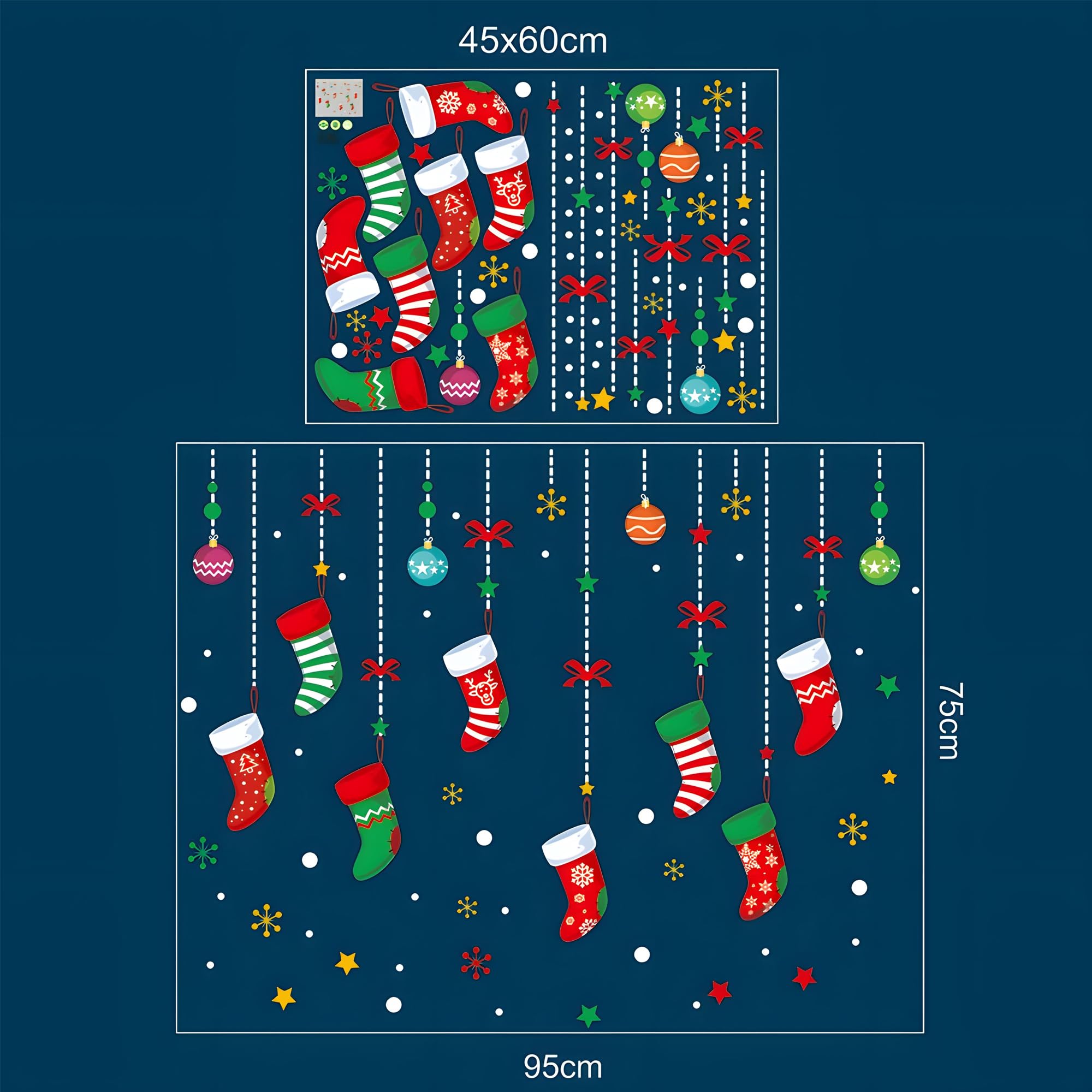 ONDY static window decal is reusable and easy to reposition for flexible layout.