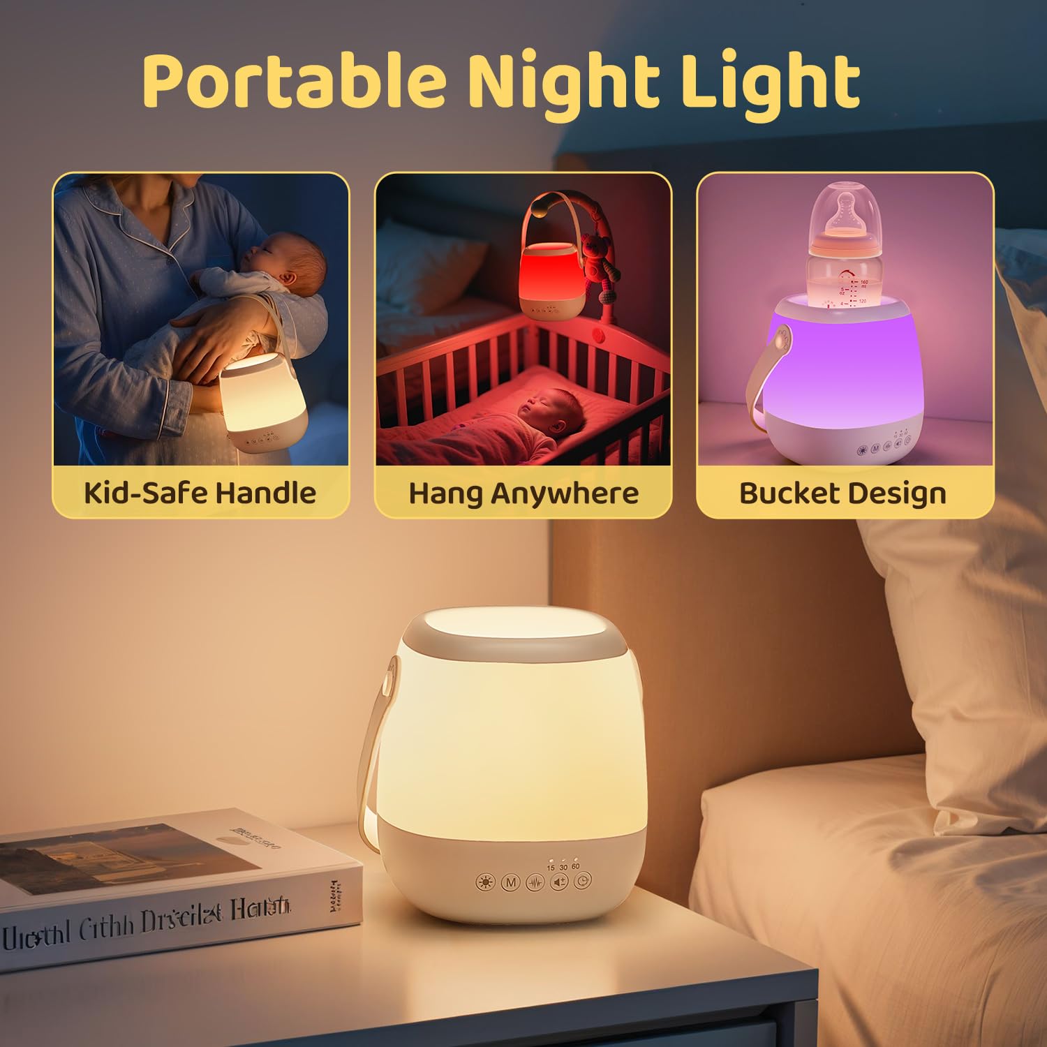One Fire Night Light suitable for kids rooms and toddlers' spaces.