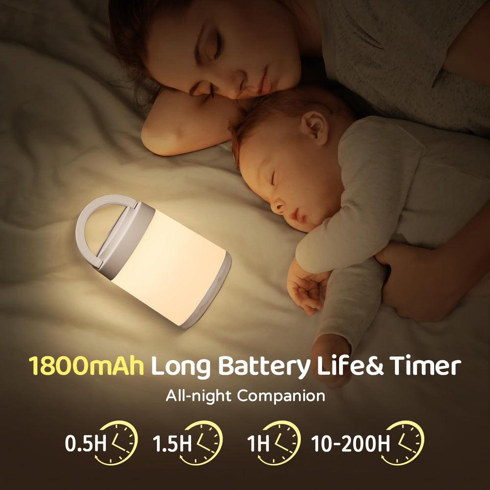 One Fire night light featuring touch control for quick changes.