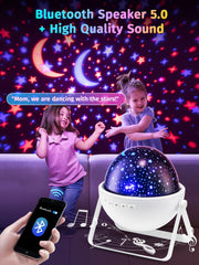 One Fire Star Projector offers adjustable brightness for day or night setups.