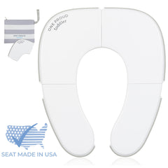 One Proud Toddler travel potty seat nesting panels with a thin folded profile