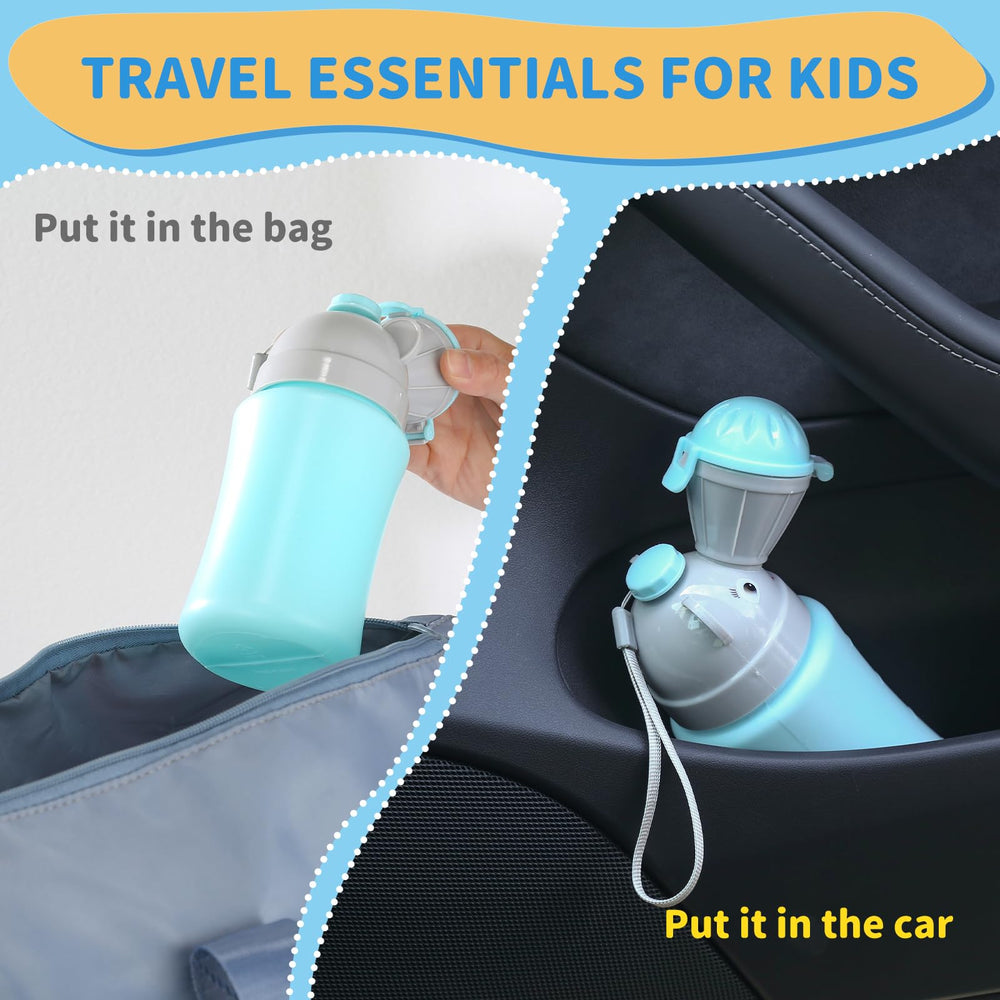 ONEDONE portable potty blue cleaning to reuse after washing.