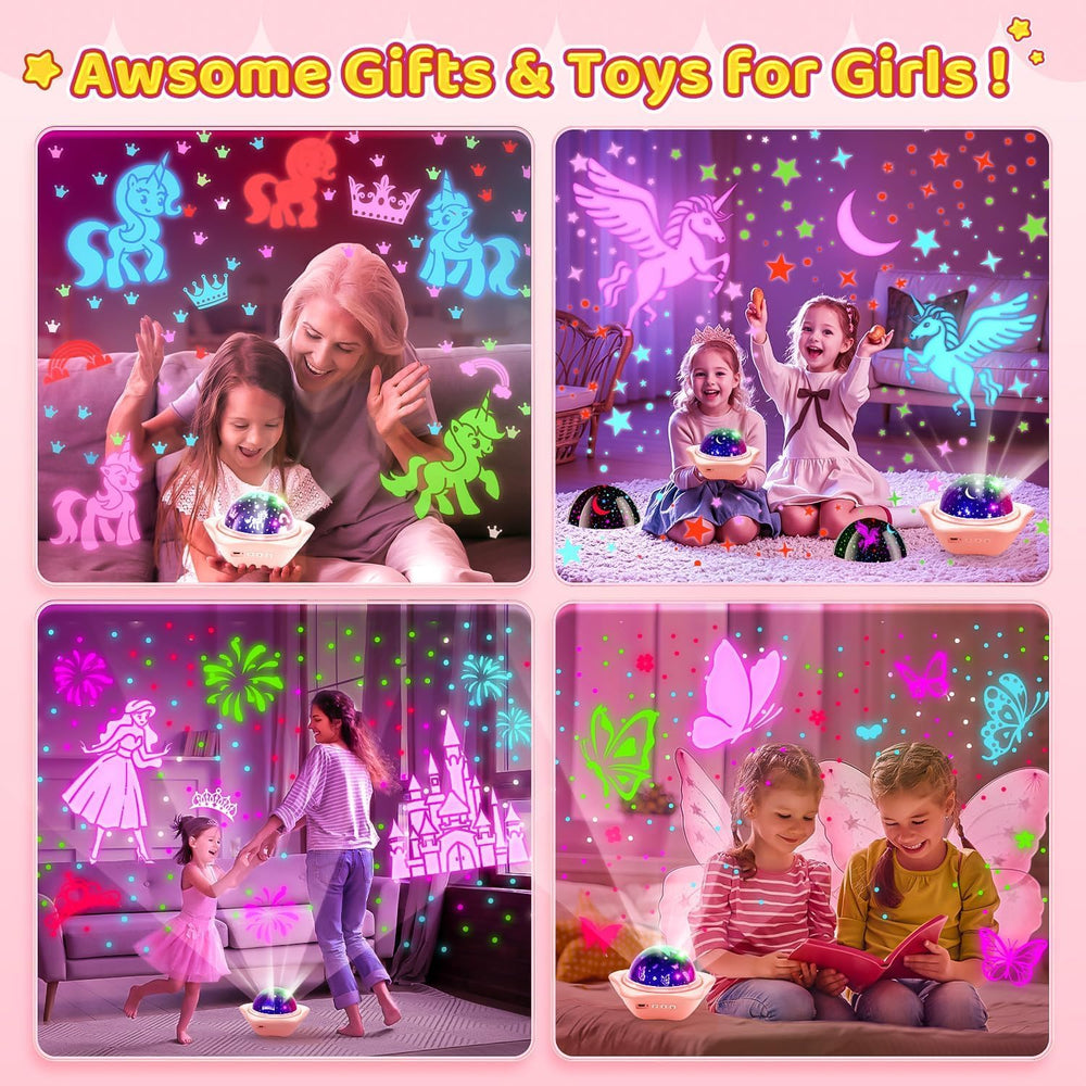 One Fire cute unicorn toys making bedtime special with color-changing lights