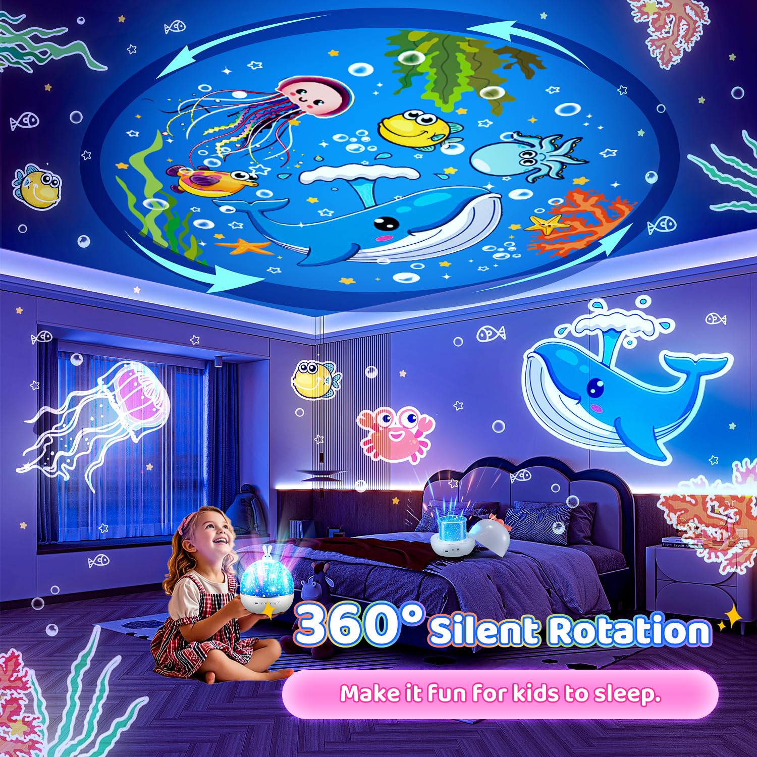 One Fire offers 15 projection films to spark imagination during bedtime