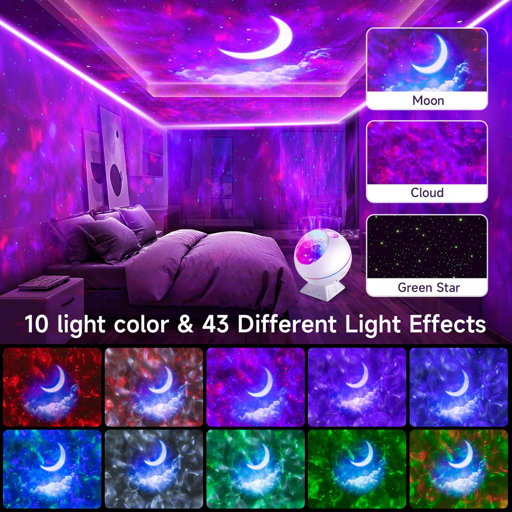 One Fire Galaxy Projector remote control enabling easy mood lighting
