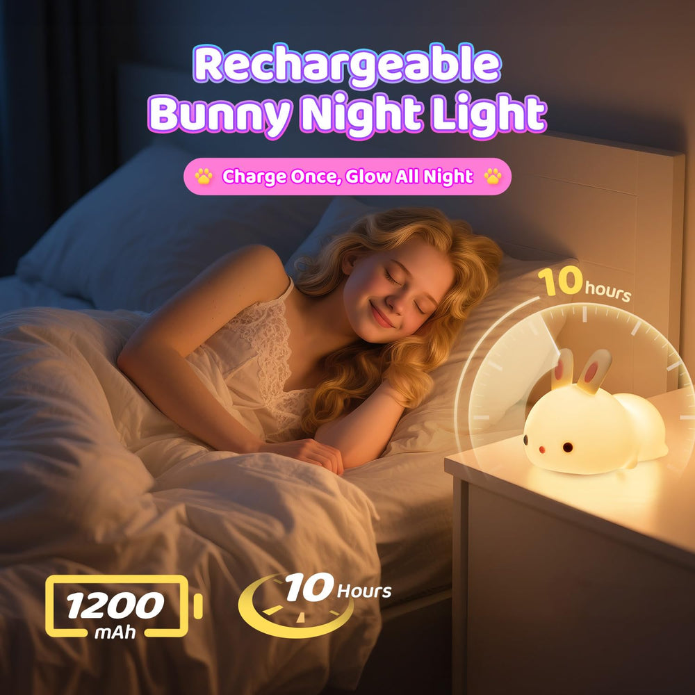 One Fire portable silicone night light is cordless and easy to move at night.