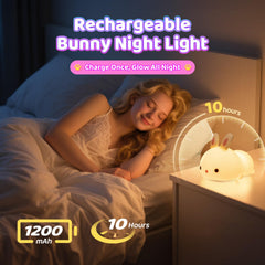 One Fire portable silicone night light is cordless and easy to move at night.