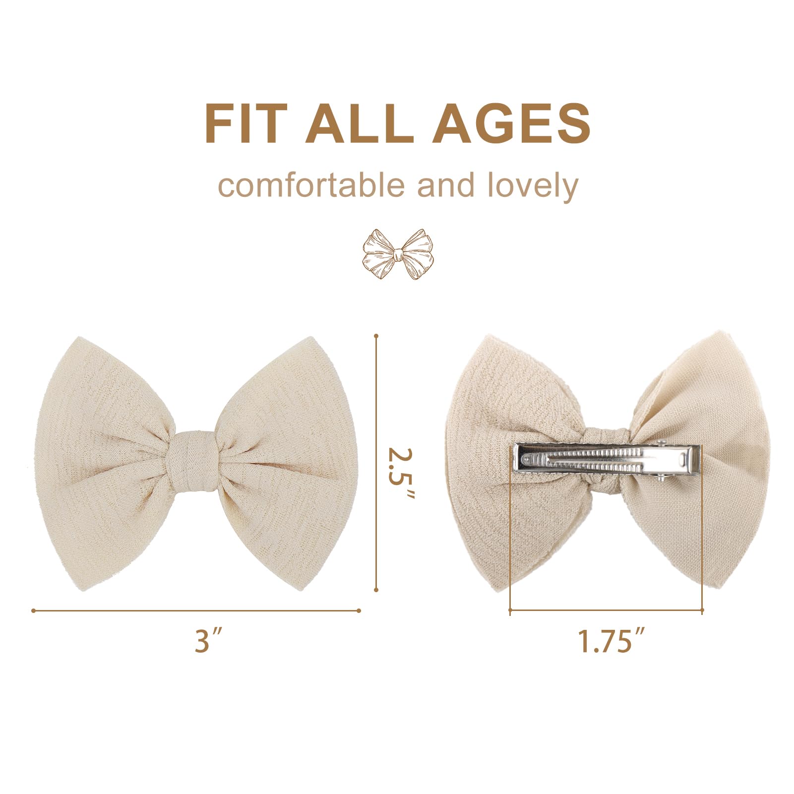 ONENINEDREAM baby bows clip close-up in black shows smooth polyester-spandex blend and durable hold.