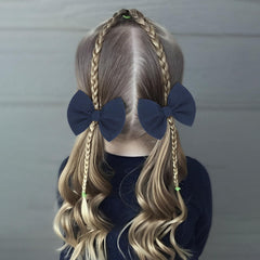 ONENINEDREAM gray bow clip offers a neutral touch and reliable hold.