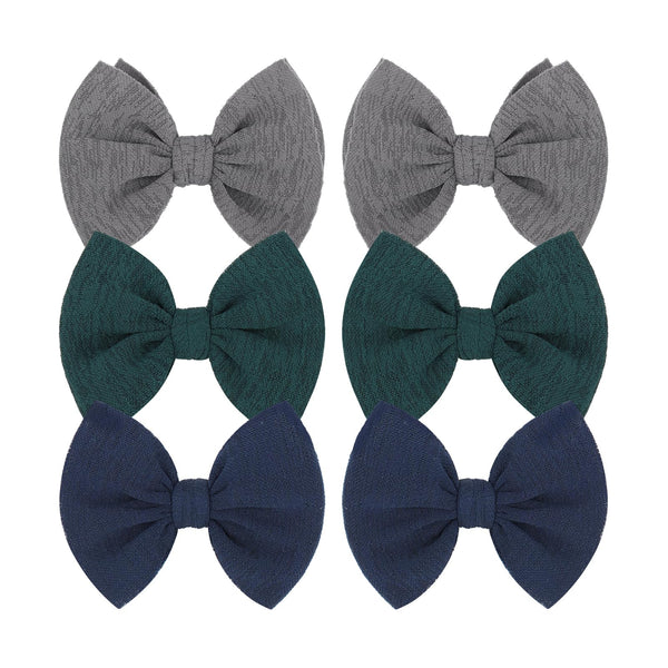 ONENINEDREAM navy bow clip adds a versatile daily accent with secure grip.