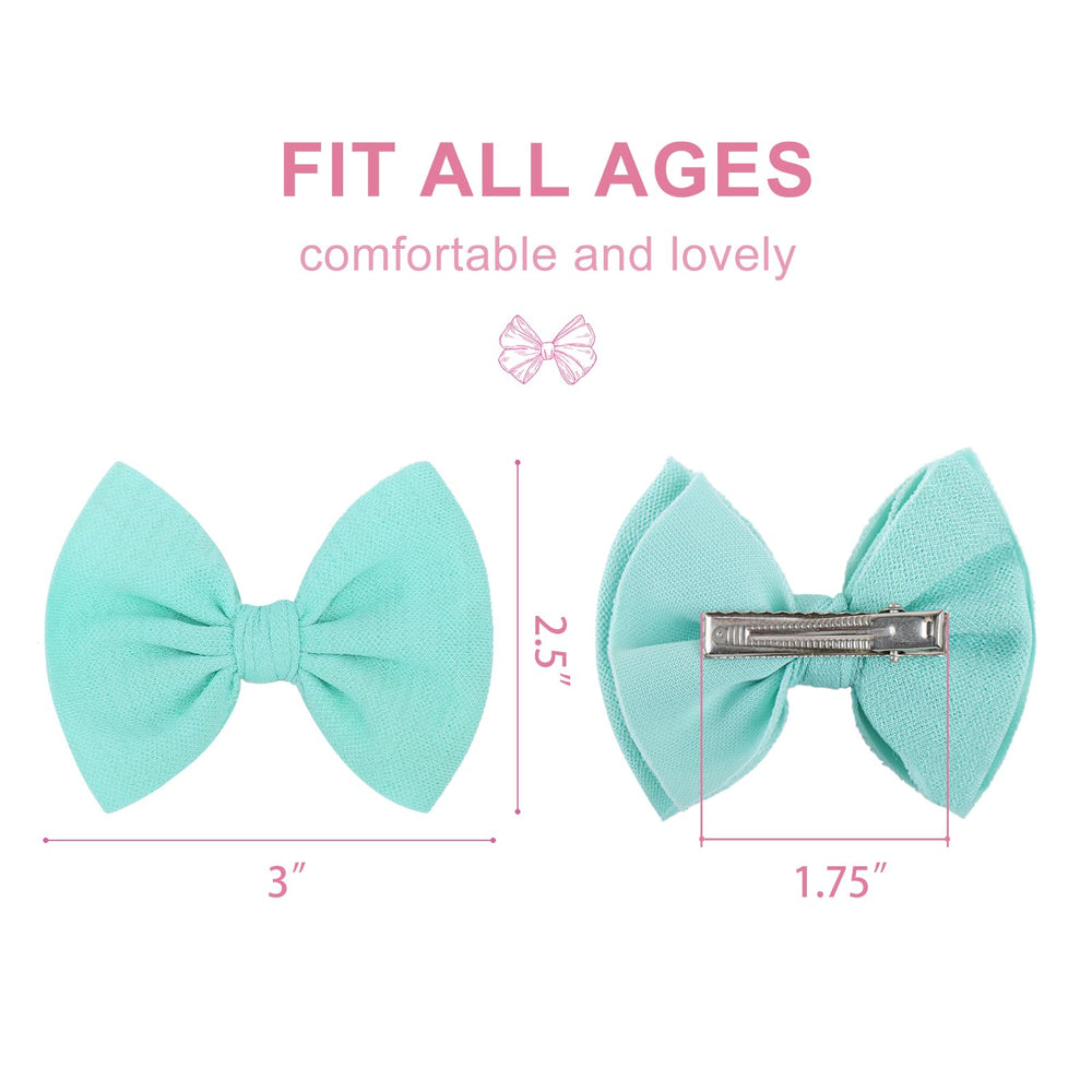 ONENINEDREAM pink bows with gentle grip for relaxed toddler styling