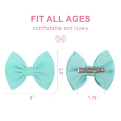 ONENINEDREAM pink bows with gentle grip for relaxed toddler styling