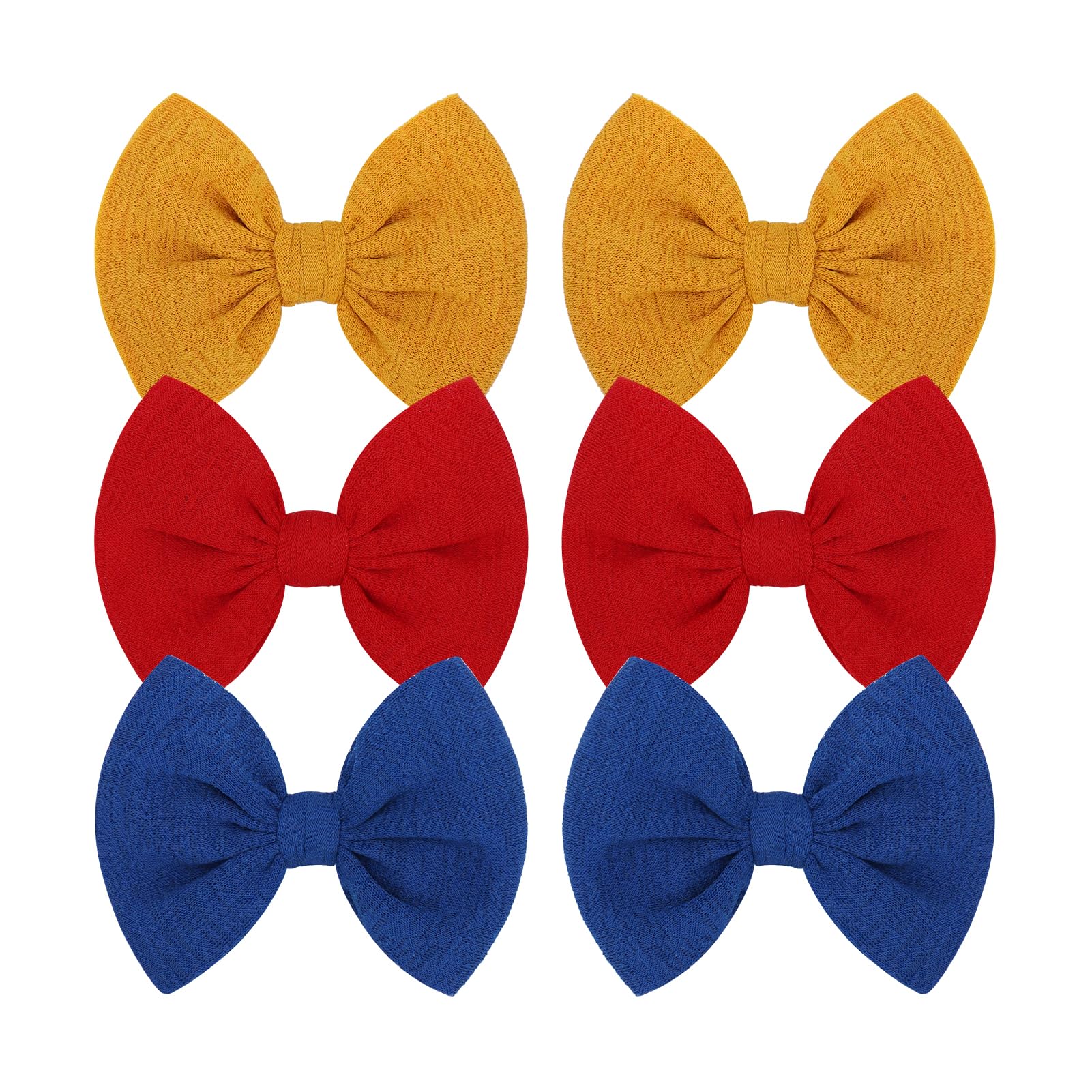 ONENINEDREAM red bow clip for secure daily wear