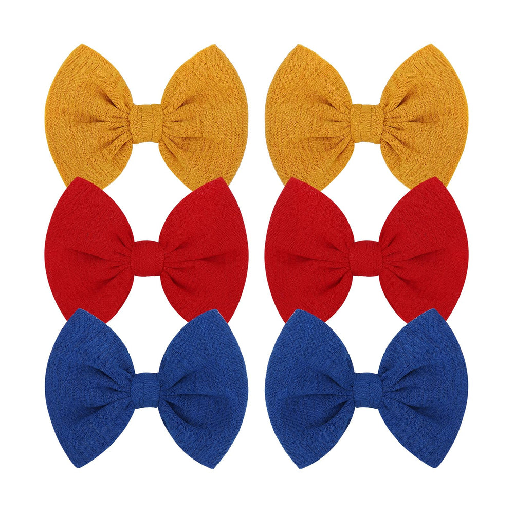 ONENINEDREAM red bow clip for secure daily wear
