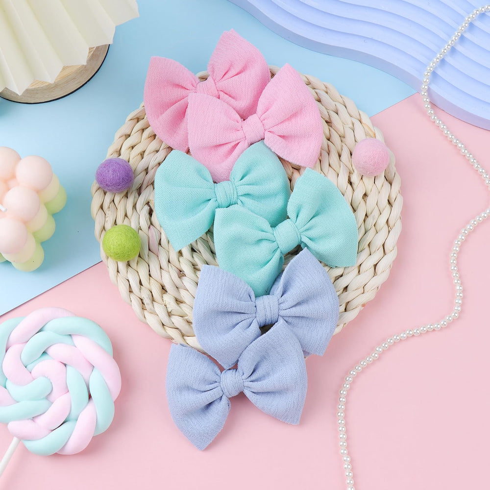 ONENINEDREAM six-piece-set worn together creates colorful everyday accents