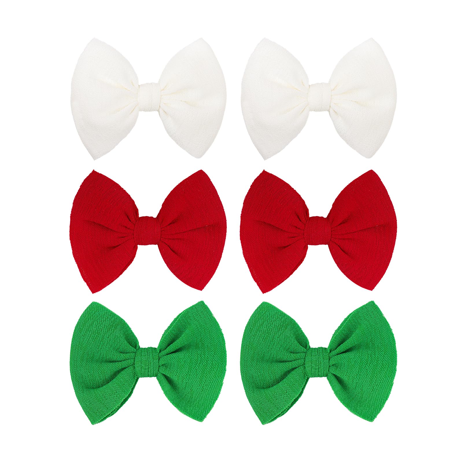 ONENINEDREAM baby Christmas hair bows clip red for festive styling