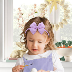 ONENINEDREAM baby headbands soft nylon elastic provide gentle fit for newborns.
