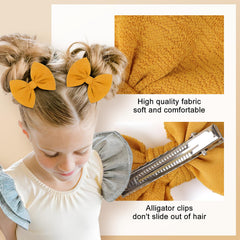 ONENINEDREAM six-piece bows set clip for coordinated looks