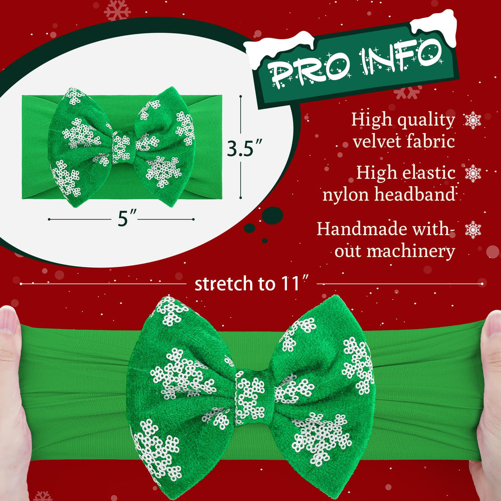 ONENINEDREAM three-piece bow set for toddlers enhances festive looks