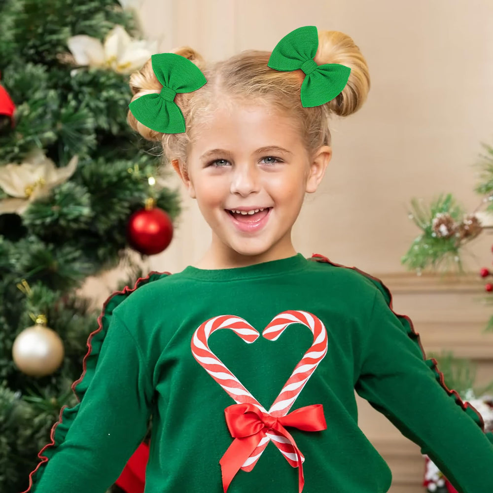 ONENINEDREAM Christmas hair clip white for clean, cute holiday looks