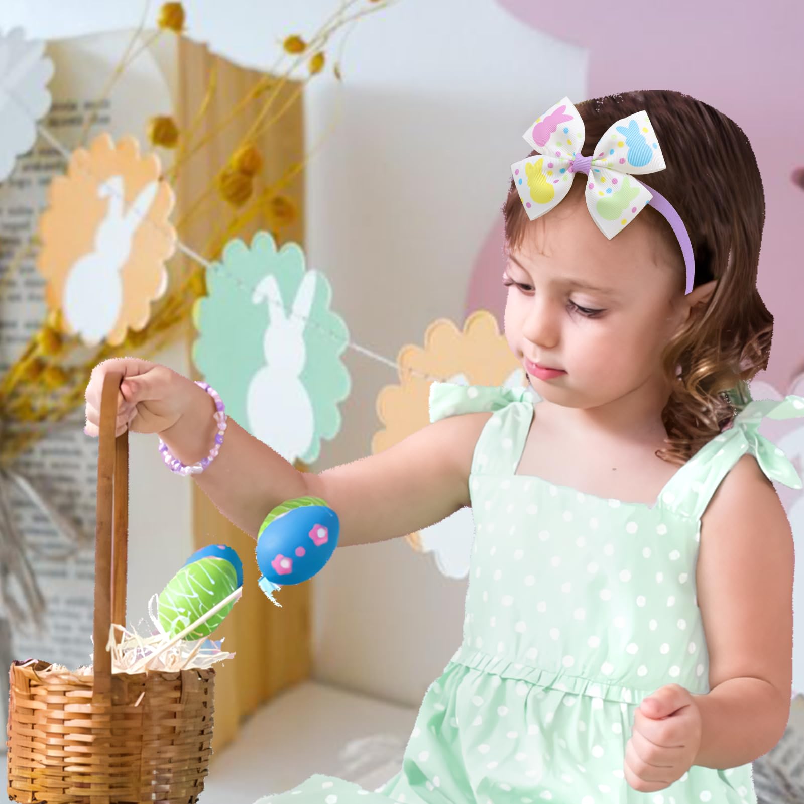 ONENINEDREAM infant headbands one-size-fits-all keep little curls tidy.