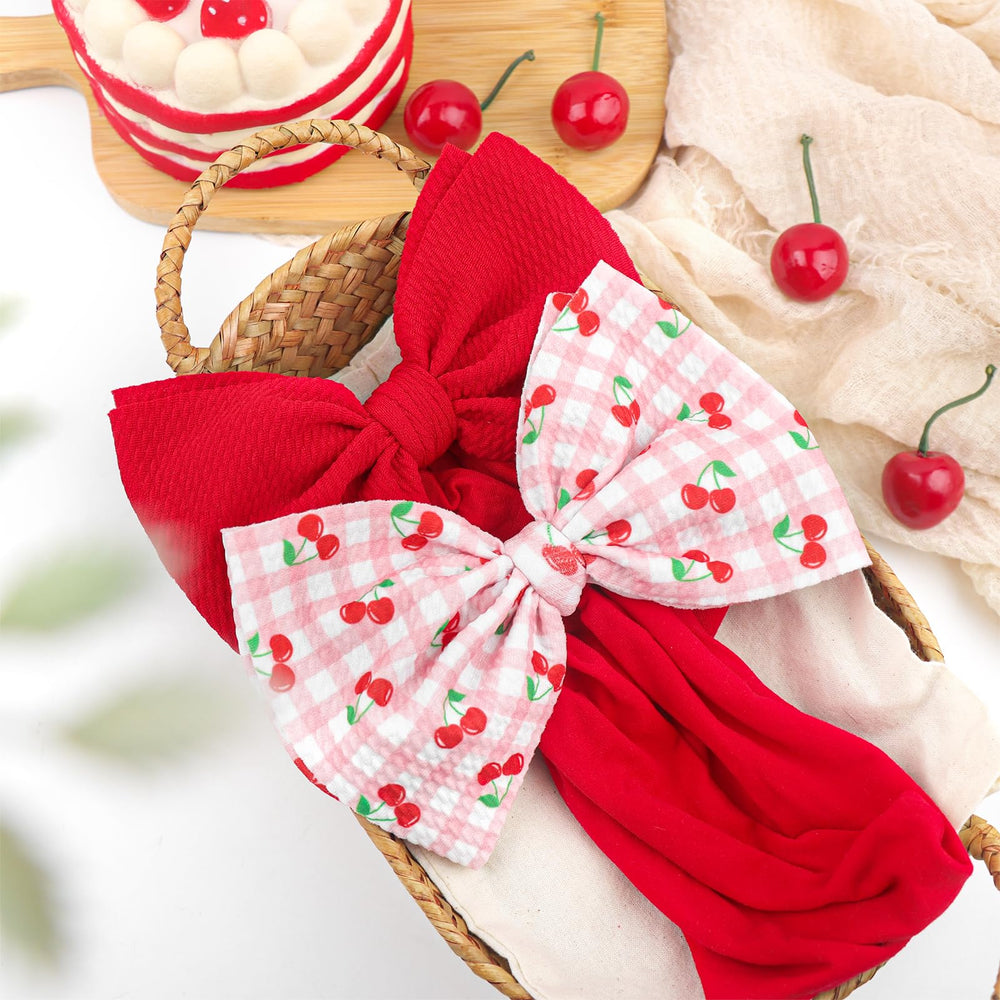 ONENINEDREAM Cherry headbands elevate everyday outfits and photos.