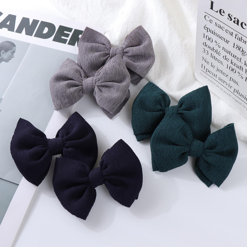 ONENINEDREAM 6-piece bow set provides versatile styling for babies and toddlers.