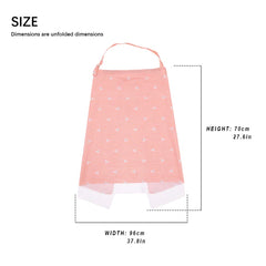 ONEUPIN nursing cover with arch neck and adjustable straps for privacy