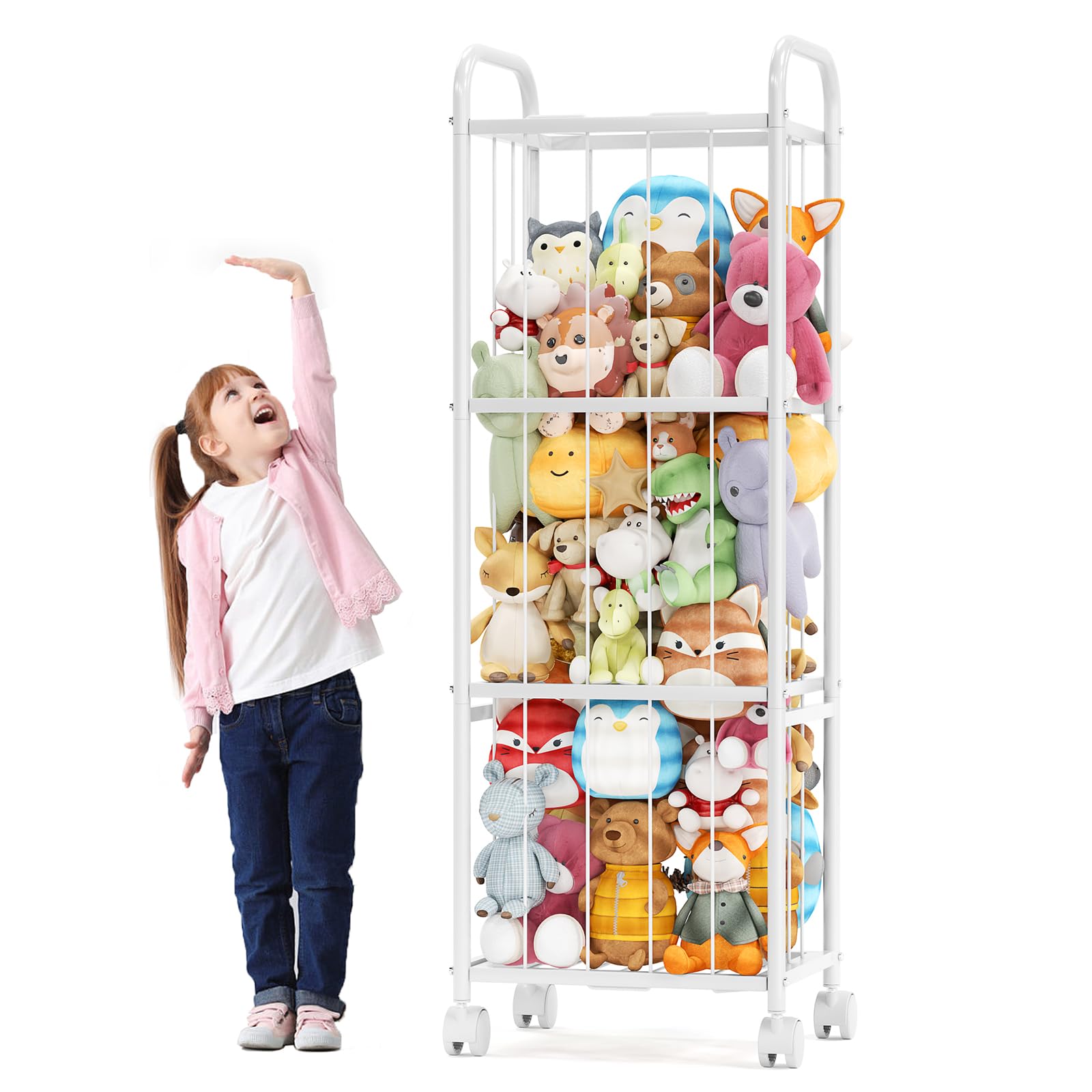 Oneyus extra-large unit helps organize nursery toys and essentials.